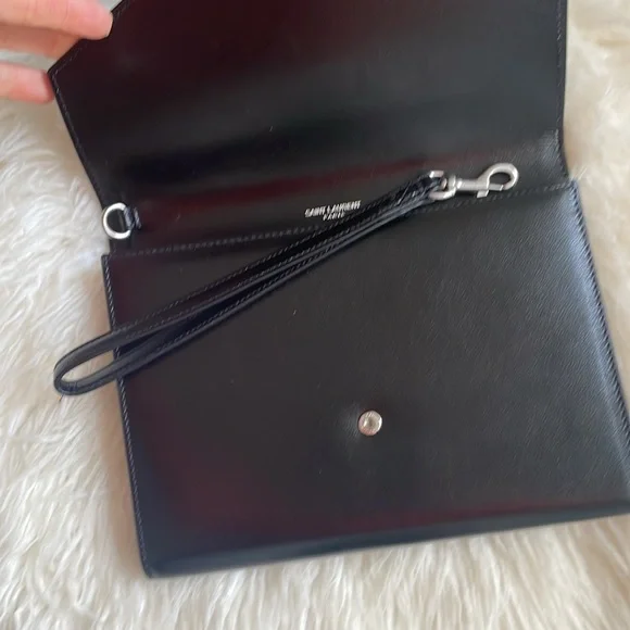 YSL Cassandre Studded Flap Pouch - Picture 10 of 14